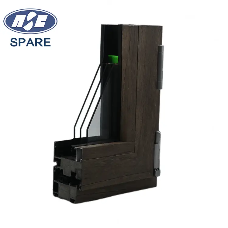 Üçlü sırlı PU Woodgrain penceresi